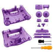Replacement Housing Shell Case Compatible For N64 Game Console - Translucent Purple
