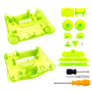 Replacement Housing Shell Case Compatible For N64 Game Console - Translucent Fluorescent Green