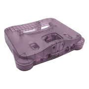 Replacement Housing Shell Case Compatible For N64 Game Console - Translucent Purple