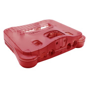 Replacement Housing Shell Case Compatible For N64 Game Console - Translucent Pink