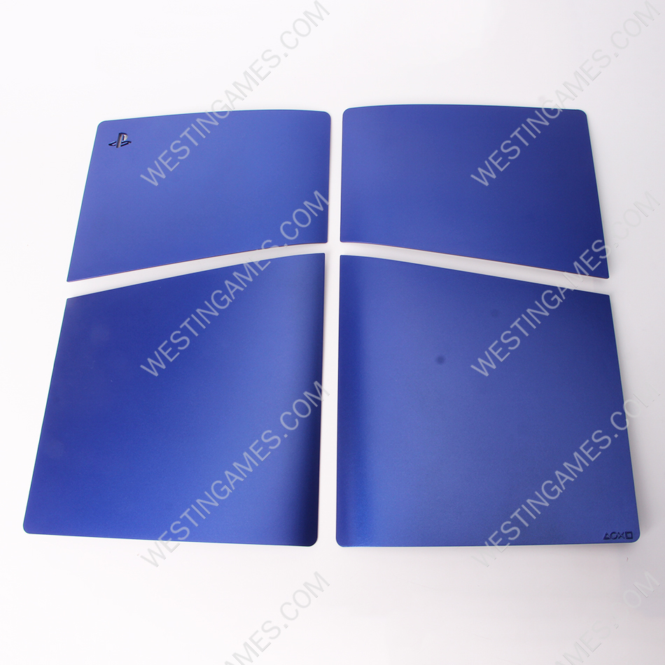 Replacement Shockproof ABS Replacement Shell Cover for Sony PS5 Pro DE System - Blue 02