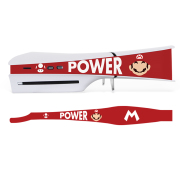 Side Dust Proof Filter Cover Dust Net And Cooling Vents Dirty Prevent mesh Horizontal for PS5 Slim Console - Mario