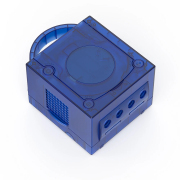 Replacement Housing Shell Case Compatible For NGC Game Console - Transparent Deep Blue