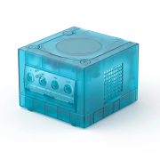 Replacement Housing Shell Case Compatible For NGC Game Console - Transparent Ice Blue