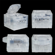 Replacement Housing Shell Case Compatible For NGC Game Console - Transparent White