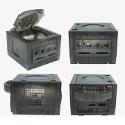 Replacement Housing Shell Case Compatible For NGC Game Console - Transparent Black