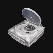 Replacement Plastic Shell Case for SEGA Dreamcast DC Retro Game Console Transparent White
