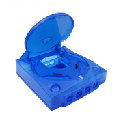 Replacement Plastic Shell Case for SEGA Dreamcast DC Retro Game Console Transparent Blue