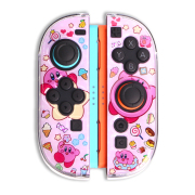 Gamepad Skin Shell Protective Transparent Split PC Case Cover for NS Switch 2 Joycon - Kirby