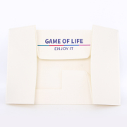 Horizontal White Protective Dust Prevent Cover Sleeve for PS5 Console - PS Logo 02