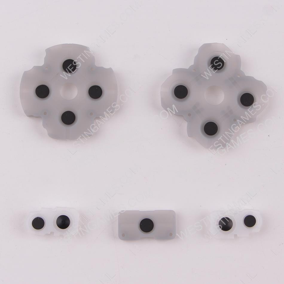 Original Complete Conductive Rubber Pad Set V1.0 Replacement for PS5 DualShock 5 Controller