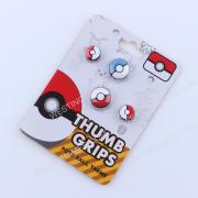 4in1 Lets go Pokemon Thumb Grips Analog Caps Silicone Rubber For Switch joycon and Pokemon Ball