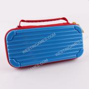 Limited Red and Blue Protective Storage Hard Case Carrying Bag for Switch - Mario Pixel 02