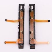 OEM Complete Left Right Plastic Rail Assembly with Flex Cable for NS switch Joy-con Green Pink 02