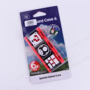 6 Slots Game Card Cartridge Push Card Case Storage Box for NS Switch Mario Theme