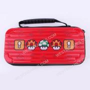 Red Protective Storage Hard Case Carrying Bag for Switch and OLED - Mario A