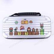 Siliver Protective Storage Hard Case Carrying Bag for Switch and OLED - Mario B