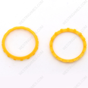 Analog Thumbstick Accent Rings Replacement Parts For PS5 Controller - Yellow