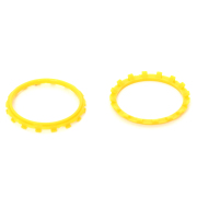 Analog Thumbstick Accent Rings Replacement Parts For PS5 Controller - Yellow 02