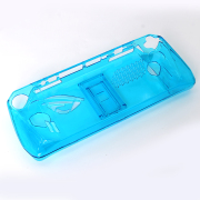 Transparent Crystal Protecting Cover Case with Stand for ROG Ally - Clear Blue