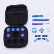 New 12Pcs Swap Thumbsticks Grips Metal Magnetic Stick Set for XBOX ONE Elite 2 Controller Full Blue