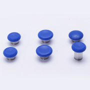 New 12Pcs Swap Thumbsticks Grips Metal Magnetic Stick Set for XBOX ONE Elite 2 Controller Full Blue 05