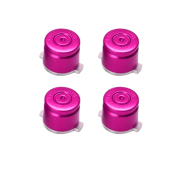 Aluminum ABXY Buttons Bullet Metal Buttons For PS5 Gamepad - Pink