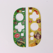 Gamepad Skin Shell Protective Transparent Split PC Case Cover for NS Switch 2 Joycon -Bowser and Donkey Kong 04