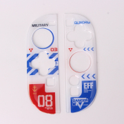 Gamepad Skin Shell Protective Transparent Split PC Case Cover for NS Switch 2 Joycon - Gundam 04