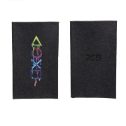 Black Protective Dust Prevent Cover Sleeve for PS5 Pro/Slim Console - PS Logo Black