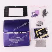 Replacement Full Housing Shell Case with Buttons and Screws for Nintendo 3DS - Purple 03