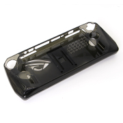 Transparent Crystal Protecting Cover Case with Stand for ROG Ally - Clear Black