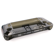 Transparent Crystal Protecting Cover Case with Stand for ROG Ally - Clear Black 06