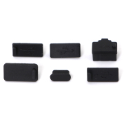 Dust-Proof Mesh Plug Kit for Playstation 5 PS5 DE/HUD Console -Black