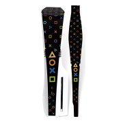 Side Dust Proof Filter Cover Dust Net And Cooling Vents Dirty Prevent mesh for PS5 PRO Console - PS Logo